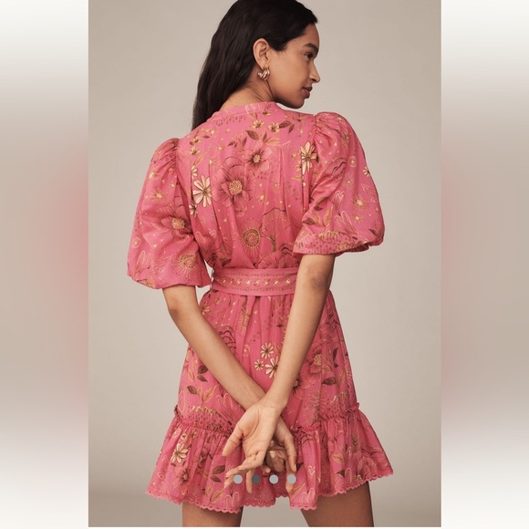 Farm Rio x Anthropologie
Short-Sleeve Button-Front Mini Dress size S. - Picture 4 of 16